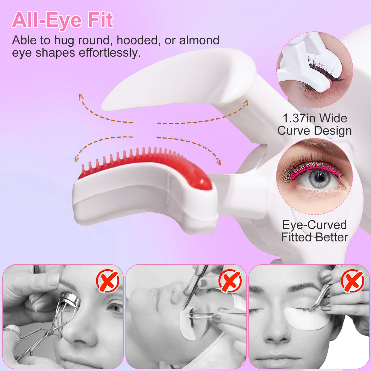 Lumopala Heated Eyelash Curler - product view 4