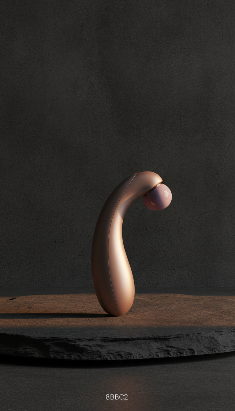 Facial Massage Tool In Matte Rose Quartz in a new setting