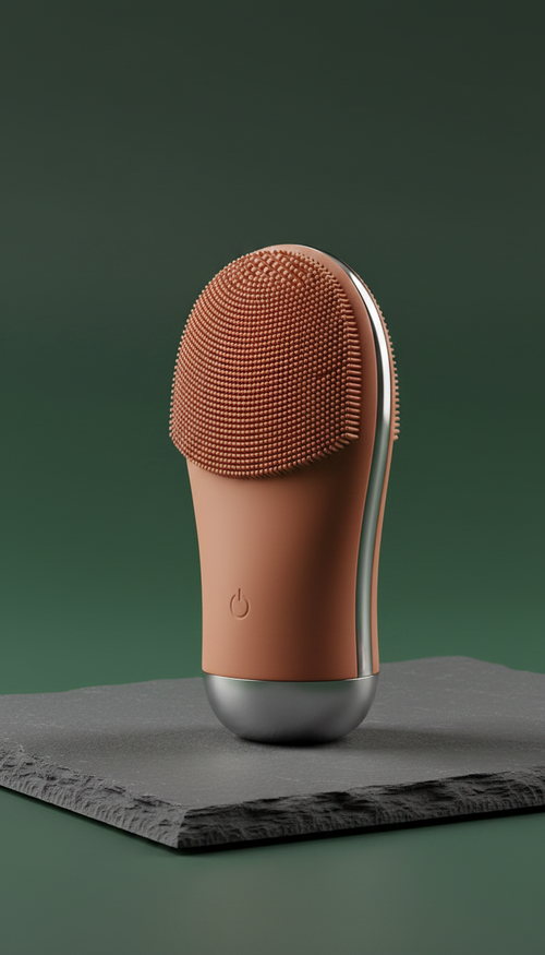 Eco-Friendly Facial Cleansing Brush in a new setting