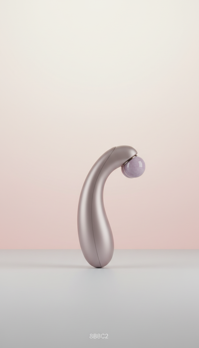 Facial massage tool, Default angle: 3/4 semi-profile showing both device face and side edge for dimensionality; products...